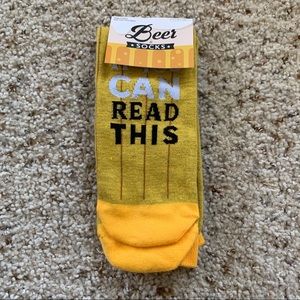 BEER NOVELTY SOCKS NWT